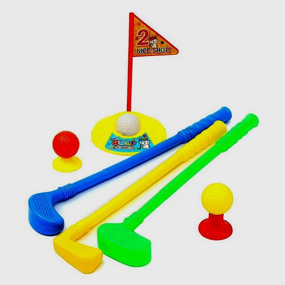 Golf Toy Set Sports For Kids Learning Active Toys Colourful Development