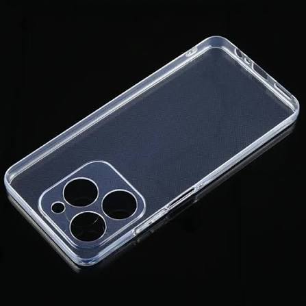 REALME NOTE 70 Cover - Transparent - Soft 4D Design Shockproof Silicone Transparent Clear Camera Protection Case