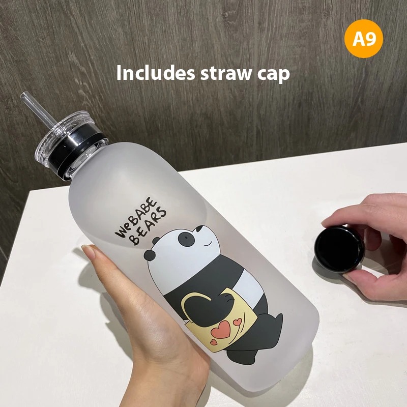 We Bare Bear Frosted Water Bottle