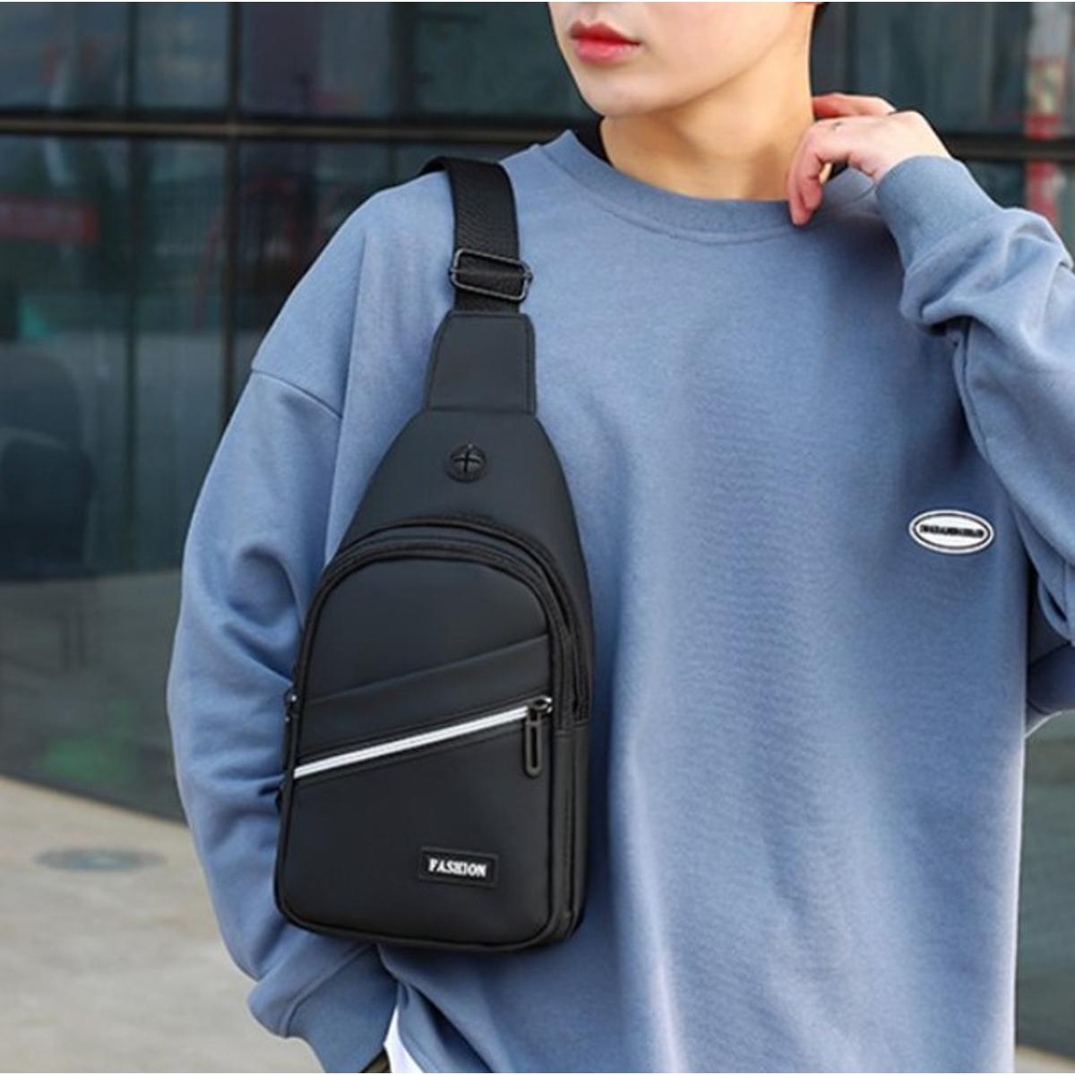 Branded Design Fashion Trendy Men Chest shoulder Bag Sling Bag Crossbody Mini Backpack Backpack for Mobile, Notebook, Accessories, Gadgets, Wallets, Cosmetics Light Weight Bag use for Boys and Girls