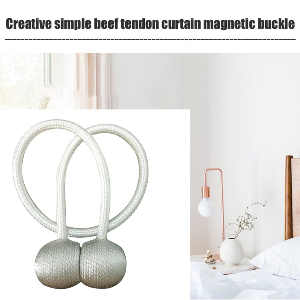 New Hot Selling Magnetic Curtain Tiebacks Clips - Window Tie Backs Holders for Home Office Decorative Rope Holdbacks Classic Tiebacks Design