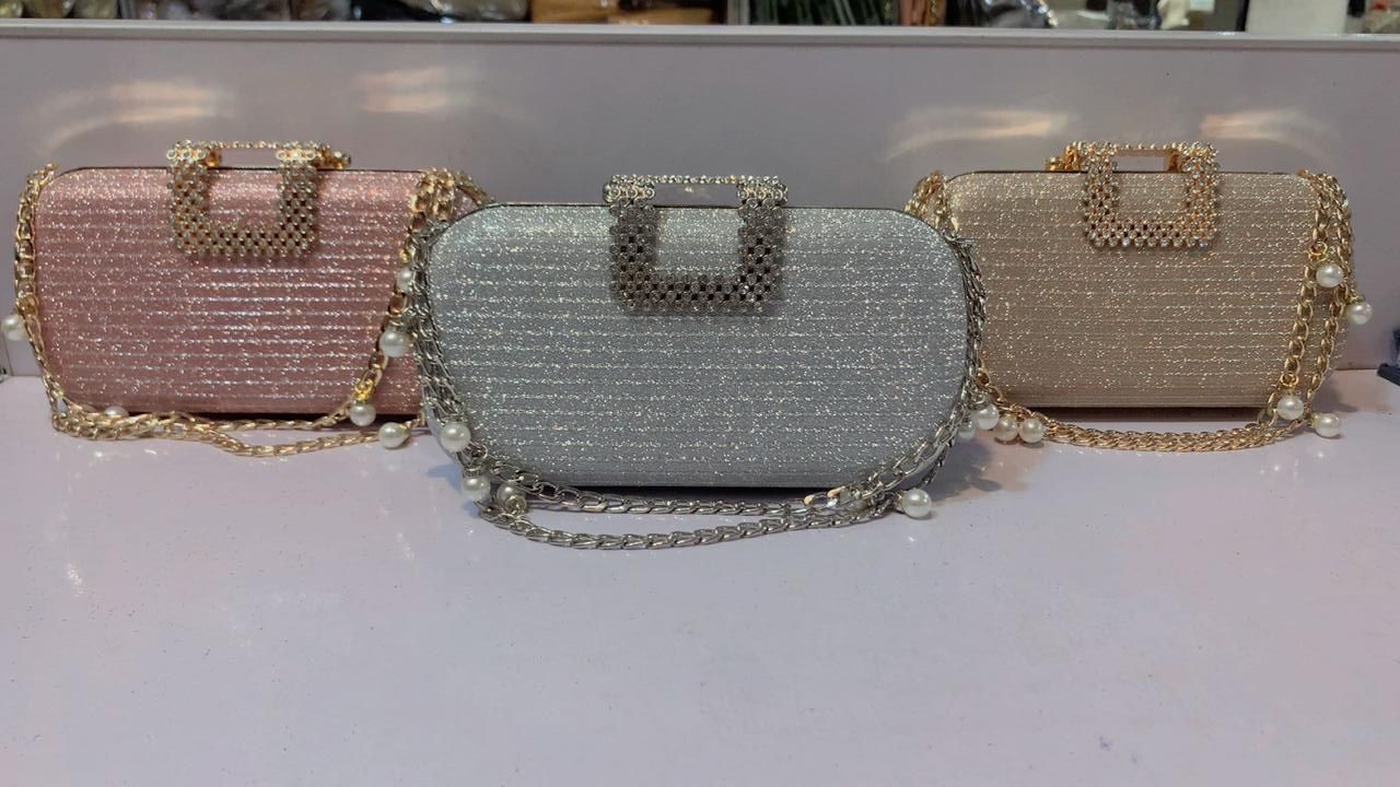 Sparkling Women’s Wedding Clutch Designer Bridal Evening Bag
