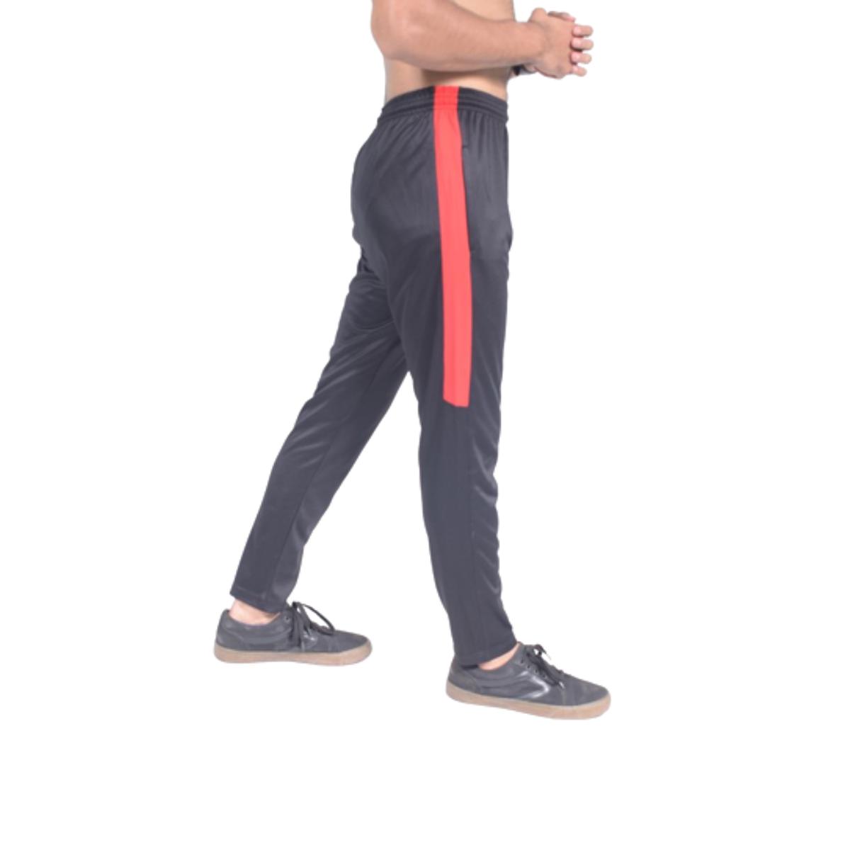 Athlico Sports Men's Side Stripe Track Pant | Gym & Running Trouser | Men Slim Fit Athletic Lower (Multiple Colors)