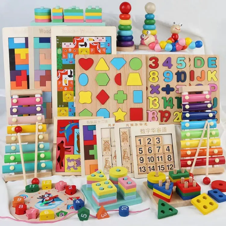 Early Learning Toys for kids, Wooden educational toys for kids Montessori  Toys for toodelrs Mega Collection