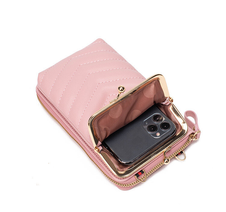 Women Wallet Ladies Wallet - Stylish PU Leather Mobile Wallets - Daily Use Hand Purses for Girls