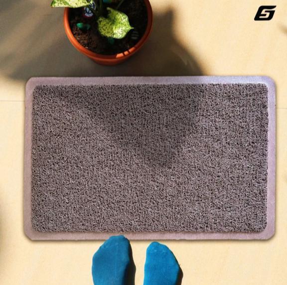 Anti Slip PVC Coil Doormat 38x58 cm Durable Indoor Outdoor Floor Mat