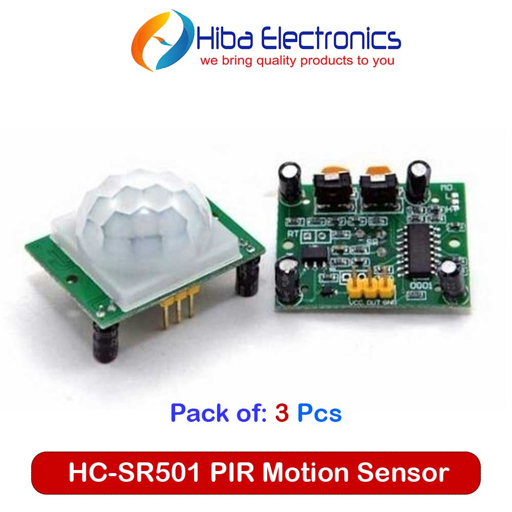 1/3Pcs HC-SR501 PIR Human Motion Sensor Module Infrared Body Detection Sensor for Arduino