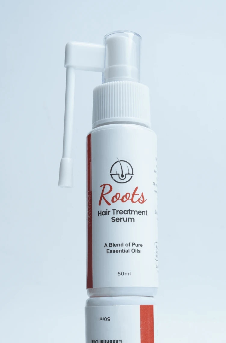 Roots Hair Treatment Serum | Strengthens Roots & Reduces Hair Fall | Nourishing Formula for Men & Women | Smooth, Shiny & Frizz‑Free Hair | Daily Scalp Care | Lightweight, Non‑Greasy Serum 50ml