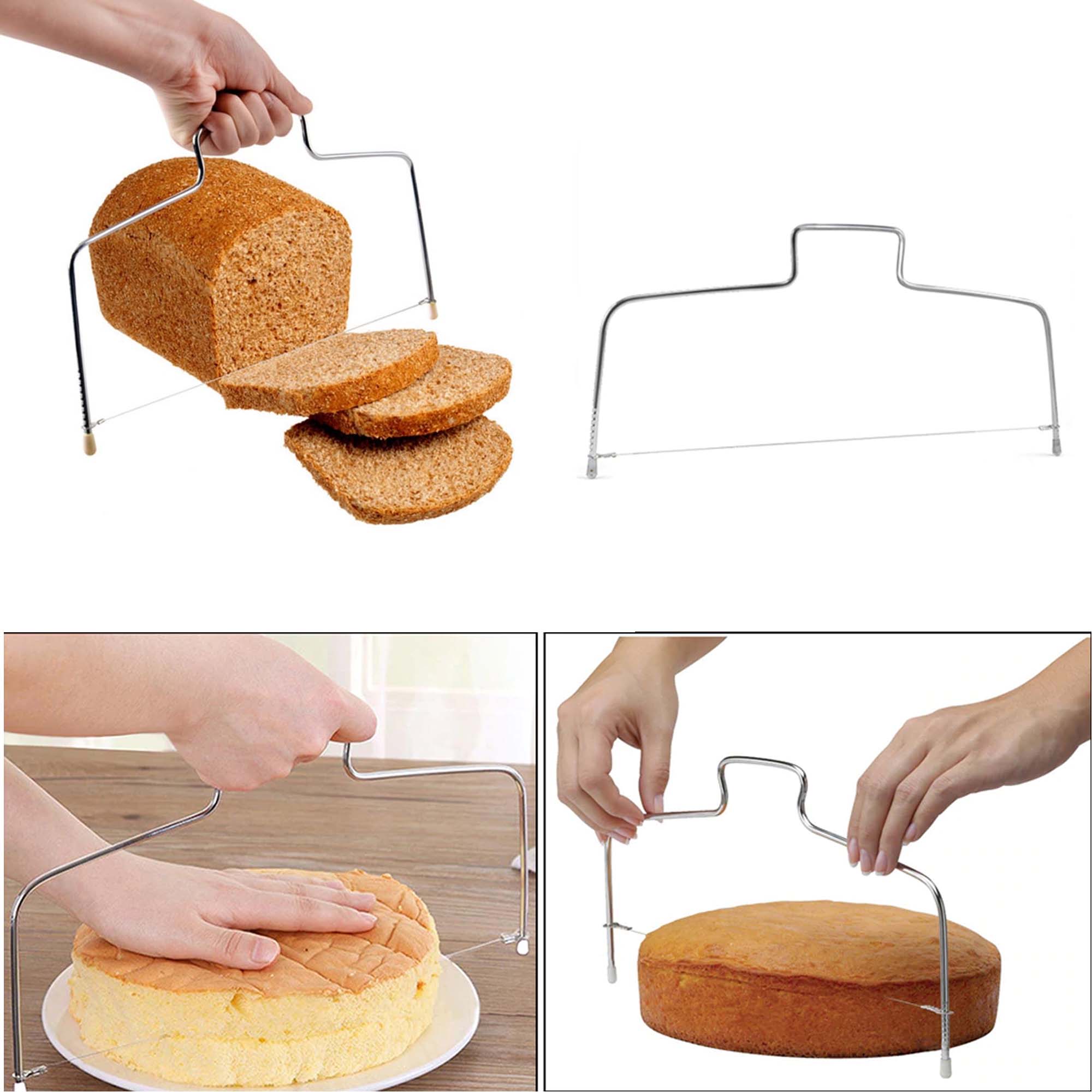 Cake Layer Slicer Leveler Adjustable Wires Cake Cutter Slicer Leveler  Kitchen Baking Tools