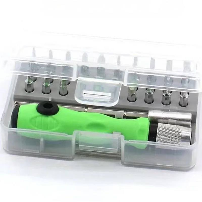 Precision Handle Screwdriver Set Magnetic Mobile Phone Repair Kit Tools 31 in 1
