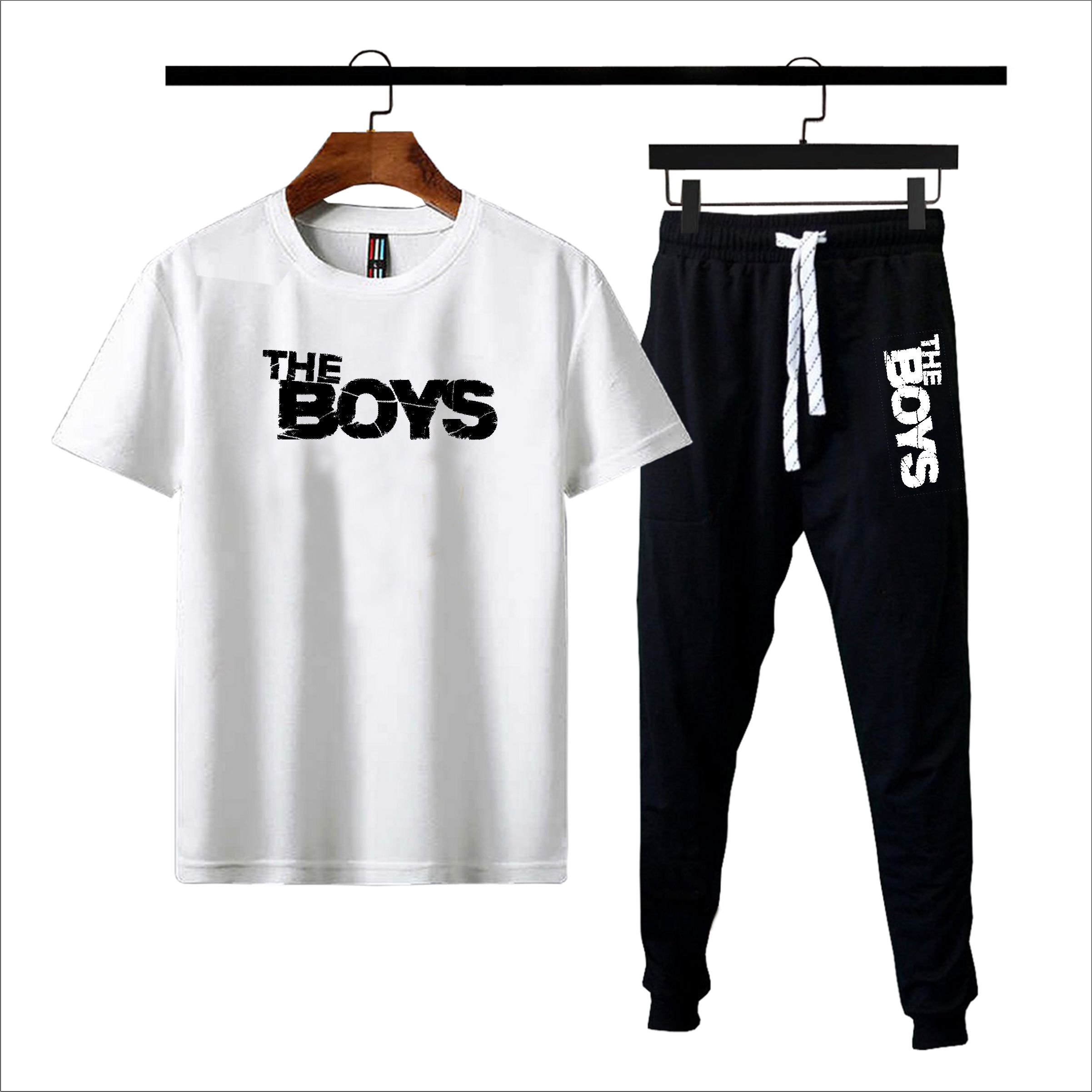 yellow & Black The boys printed summer tracksuit for men round neck half sleeves tshirt&trouser for men& boys best article of summer collection