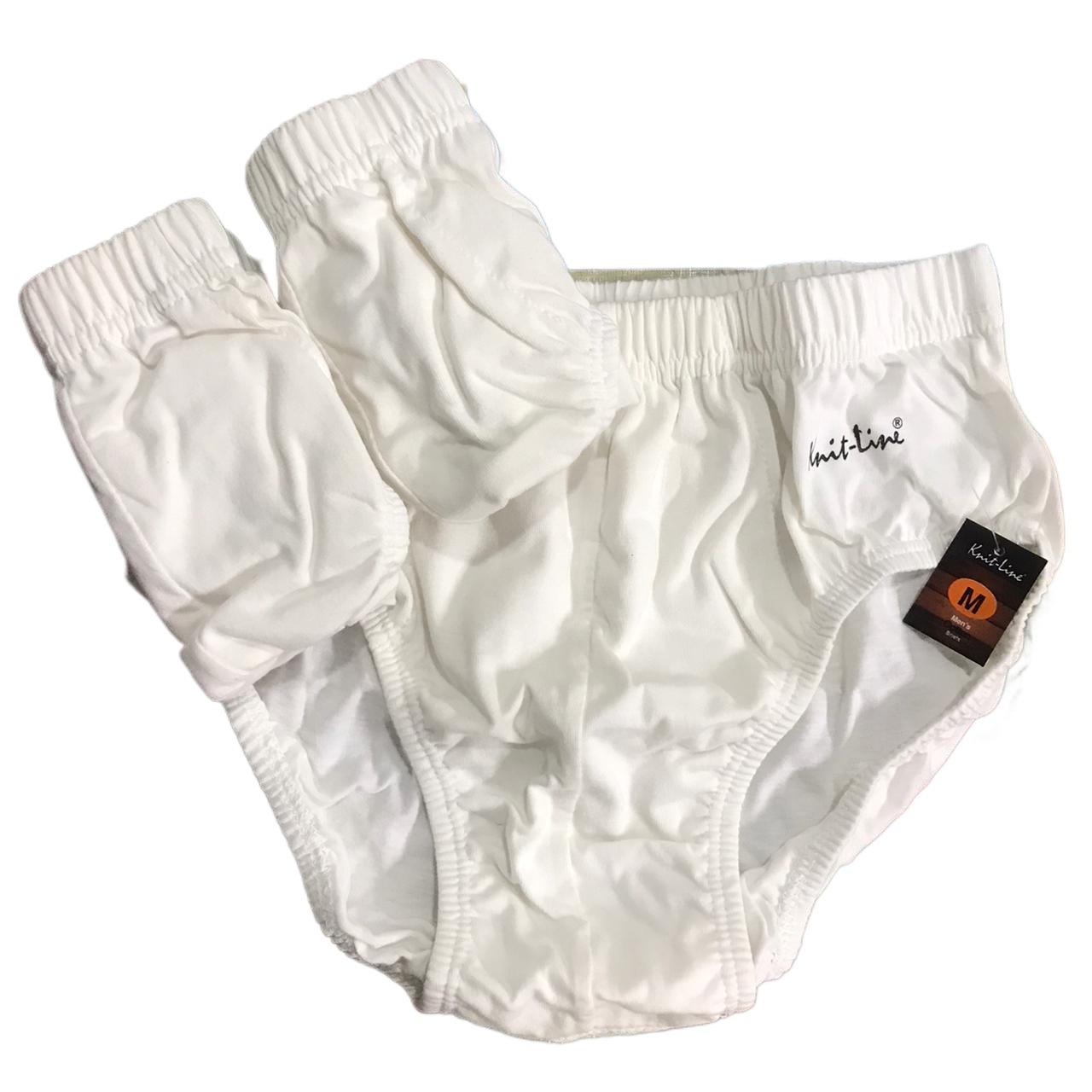 Knitline Economy Men'S Underwear - Pack Of 3 High-Quality Cotton Knitted Men'S Briefs - Stay Comfy With High-Quality Cotton Briefs