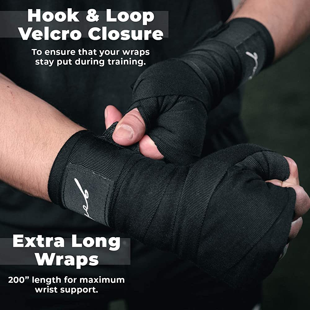 Gym Wrist Wraps Patti Pair of Wraps Bandage Men 2 Rolls Cotton In (3.5M Length) Sports Strap Boxing Bandage boxing bandages, Hand Wrap Bandages Boxing Hand Wrist Grip Strap Kick boxing Handwraps Karata Martial arts Patti