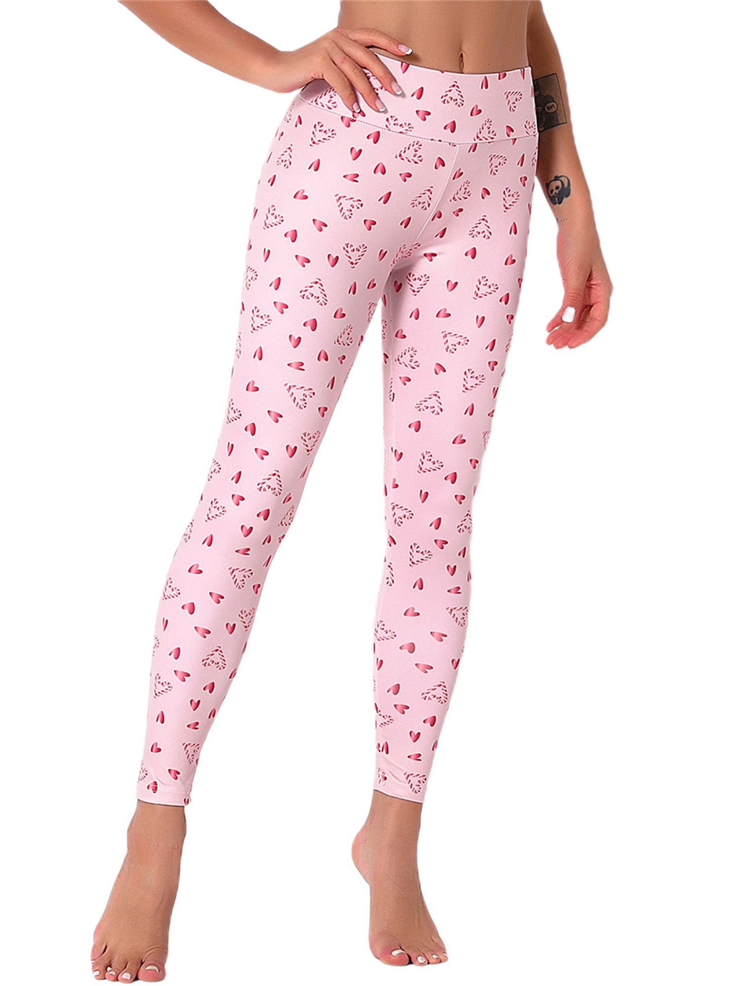Women Mid Rise Yoga Pants, Christmas 
