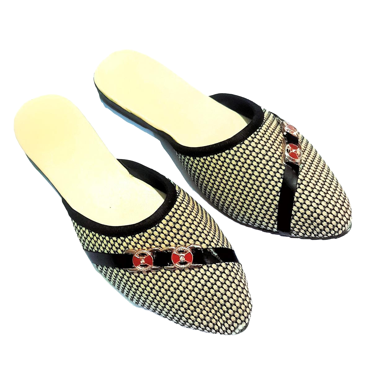 Aneesa Collections 144 Flat Sandals for Women Comfortable Casual Party Wear with Soft Sole