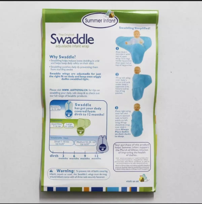 High Quality Super Soft 100% Cotton Swaddle Me Swaddle Ultra Comfort Adjustable/ Swaddle Infant Baby Wrap / Baby Swaddle Wrap/ New Born Baby Swaddle Wrap Swaddle Wrapping Sheet Baby blanket