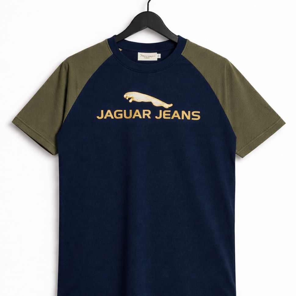 Mens Printed Raglan Round Neck Half Sleeves T Shirts