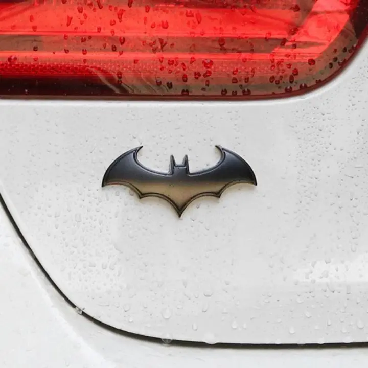 Chrome Metal Badge Emblem Batman Tail Decals Auto Car Motorcycle Logo  Sticker - Black: Buy Online at Best Prices in Pakistan 