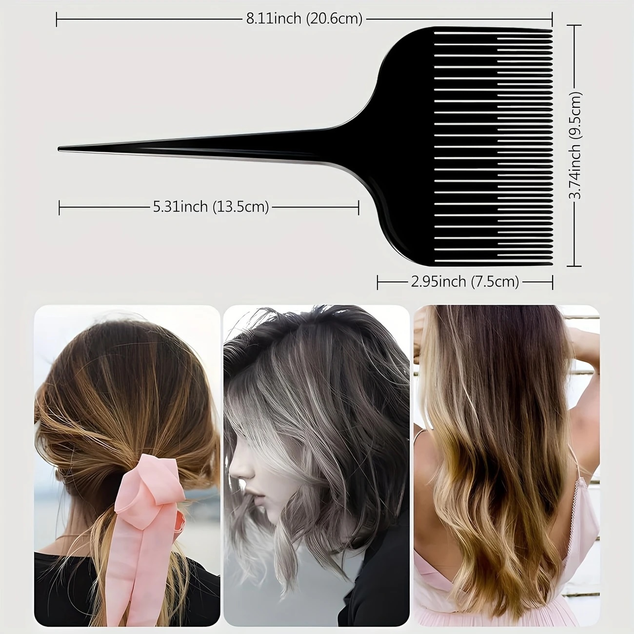 10PCs Highlight Comb Weaving Professional Hair Salon Coloring Comb Set Vibrant Color Hair Combs - Easy to Style,Hairdressing Combs Set For Women And Men with Comfortable Handle, Hair Brush, Hairdressing Comb