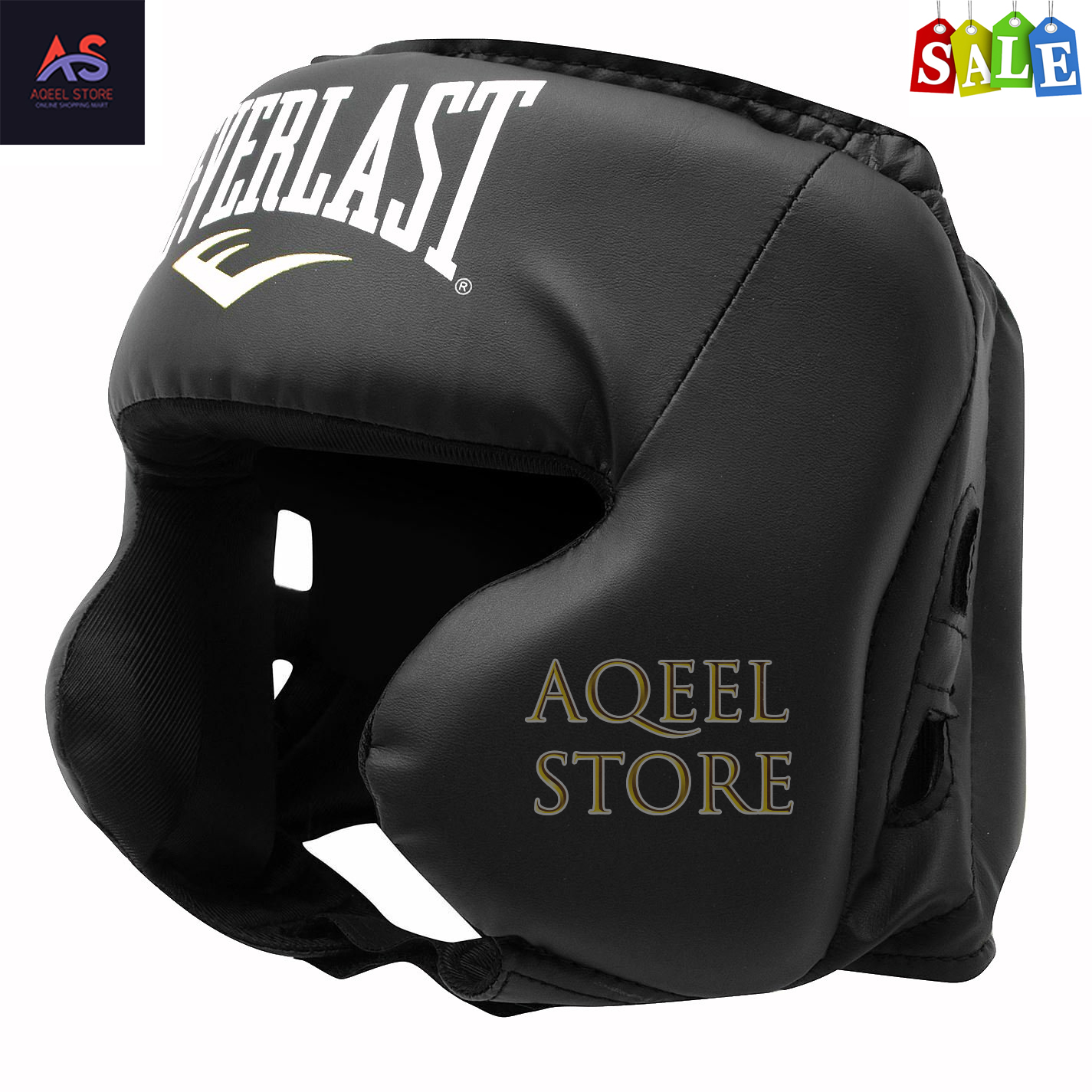 Aqeel Store Boxing Head Guard Helmet Head Protector Headgear, Muay Thai MMA Martial Art Training Headwear For Men and Women