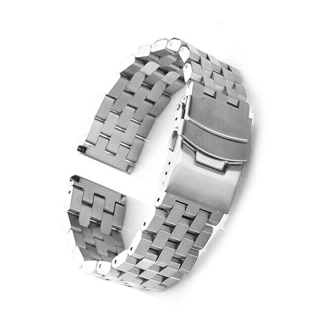 Stainless Steel Watch Band Universal 18/20/22/24/26mm For Samsung Galaxy  Watch 42mm 46mm Light Weight Stainless Steel Watch Band For Active 2 40mm  44mm Strap + Tools Accessories: Buy Online at Best Prices