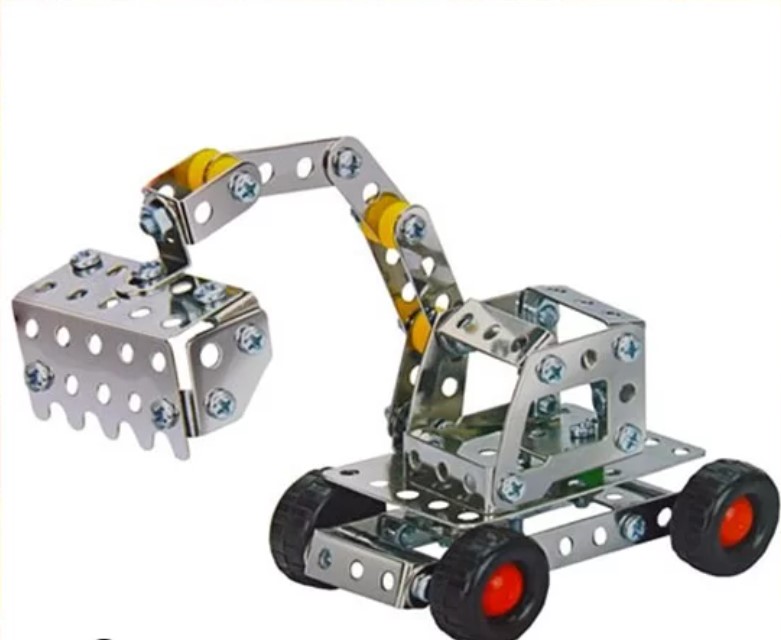 Alloy Building Block Puzzle Toys 242 Pieces- 30 Models - Multicolor