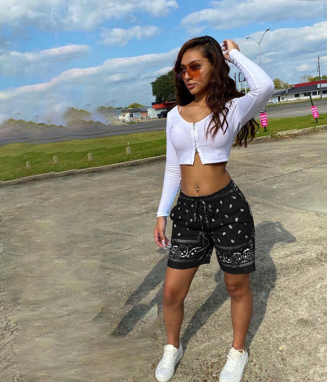 21 New Bandana Women Fashion Print Shorts Summer Beach Loose Drawstring Waist Shorts Casual Midi Waist Patchwork Short Pants Buy Online At Best Prices In Pakistan Daraz Pk 21 New Bandana Women Fashion Print Shorts Summer Beach Loose Drawstring Waist Shorts Casual Midi Waist Patchwork Short Pants Buy Online At Best Prices In Pakistan Daraz Pk