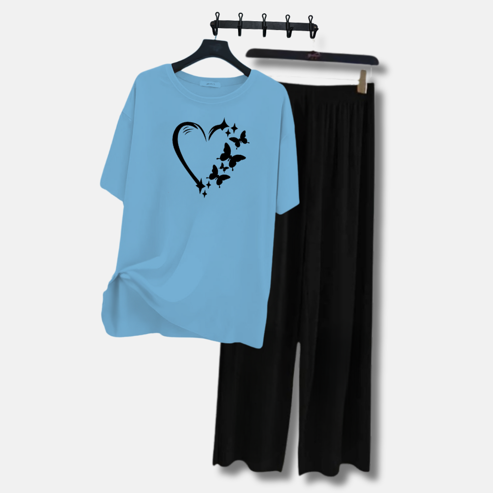 Sky Blue & Black