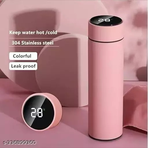 Smart LED Temperature Water Bottle 500ml Stainless Steel Hot & Cold