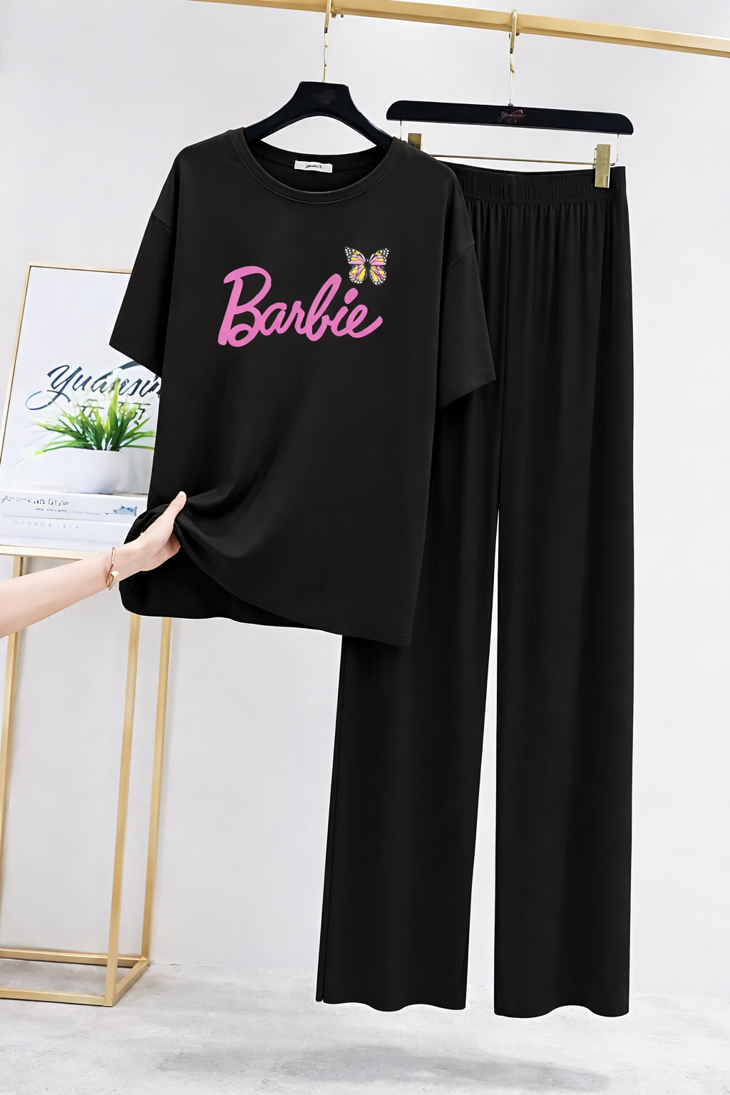 Multi-Design Cotton Jersey Nighty Set for Women S–XL & Girls 7–14 Yrs | Barbie, Blessed & Plain Prints | Summer Nightwear Pajama Set