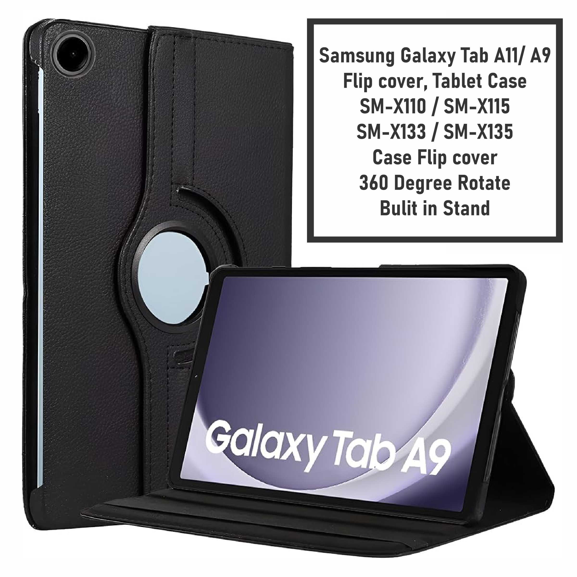 Tab A11 / Tab A9 Samsung Galaxy Tab A11/ A9 Tablet Case For Samsung Galaxy Tab A9 8.7 inch X110 X115 / Galaxy Tab A11 SM-X133, SM-X135 Case Flip cover