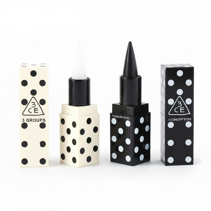 Julystar Pack OF 2 Kajal Set Black & White Eye Makeup Eyeliner For Girls & Women