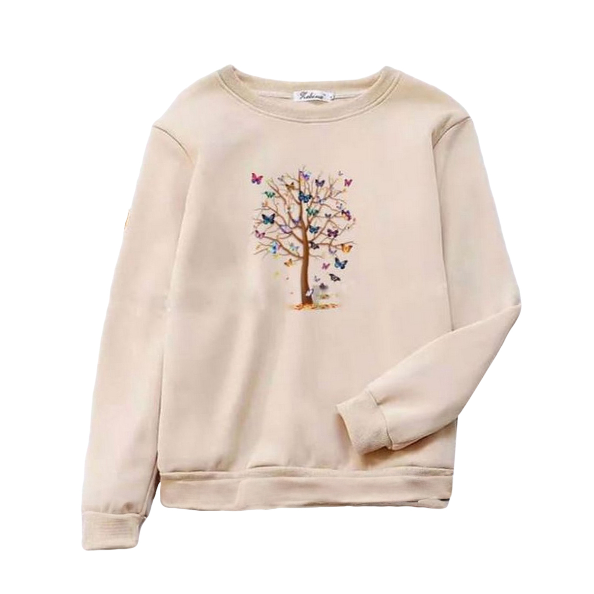 Butterflies Tree Printed Girls Sweatshirt New Winter Arrival for Girls/Women