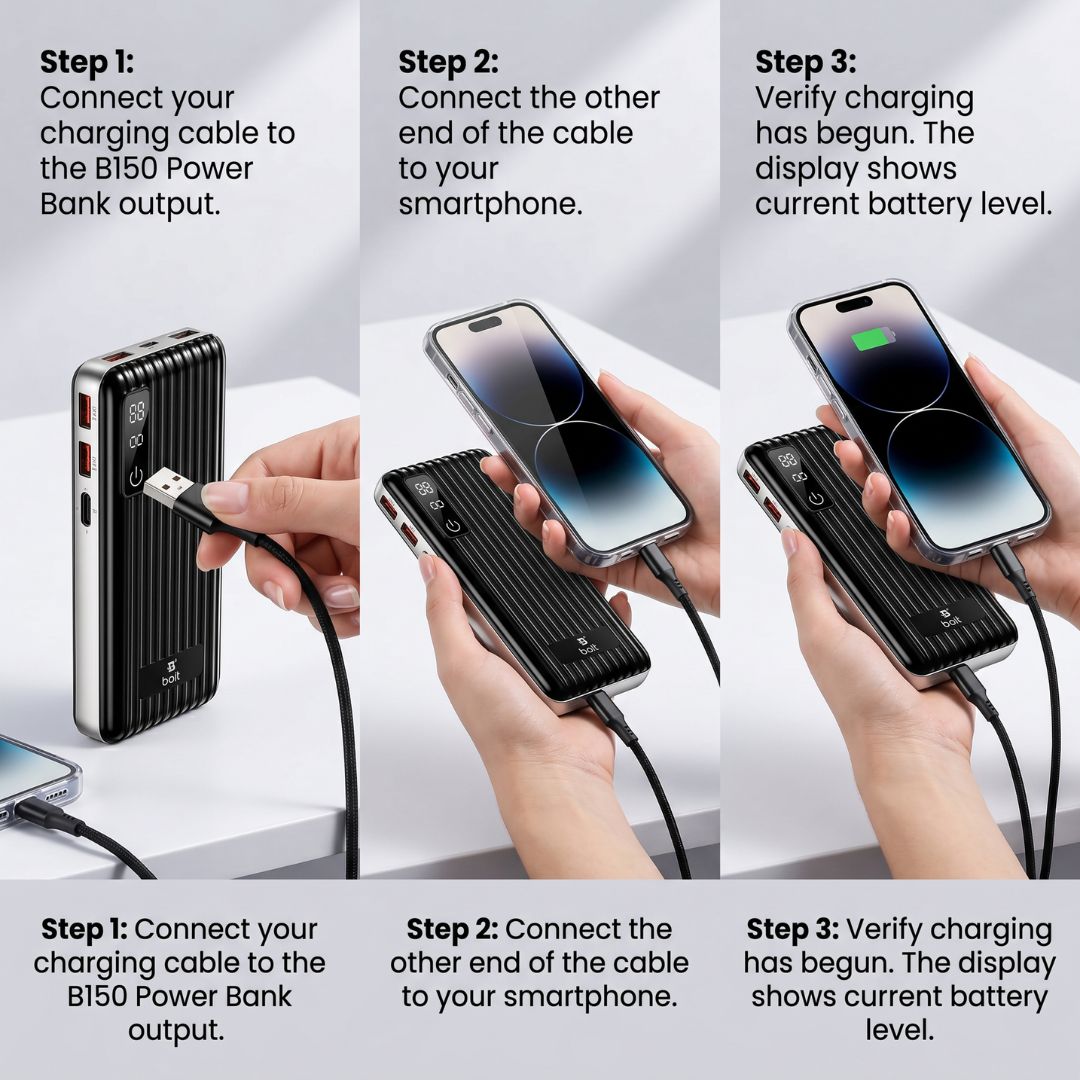 Original 20000mAh Fast Charging Power Bank Portable Power Bank with LED Digital Display, Dual USB Output High Speed Charger Compatible with all devices