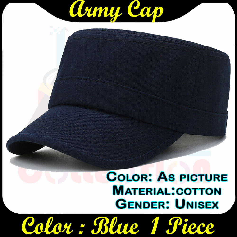 Summer Casual Beret Hat - Breathable Mesh Army Cap for Men and Women
