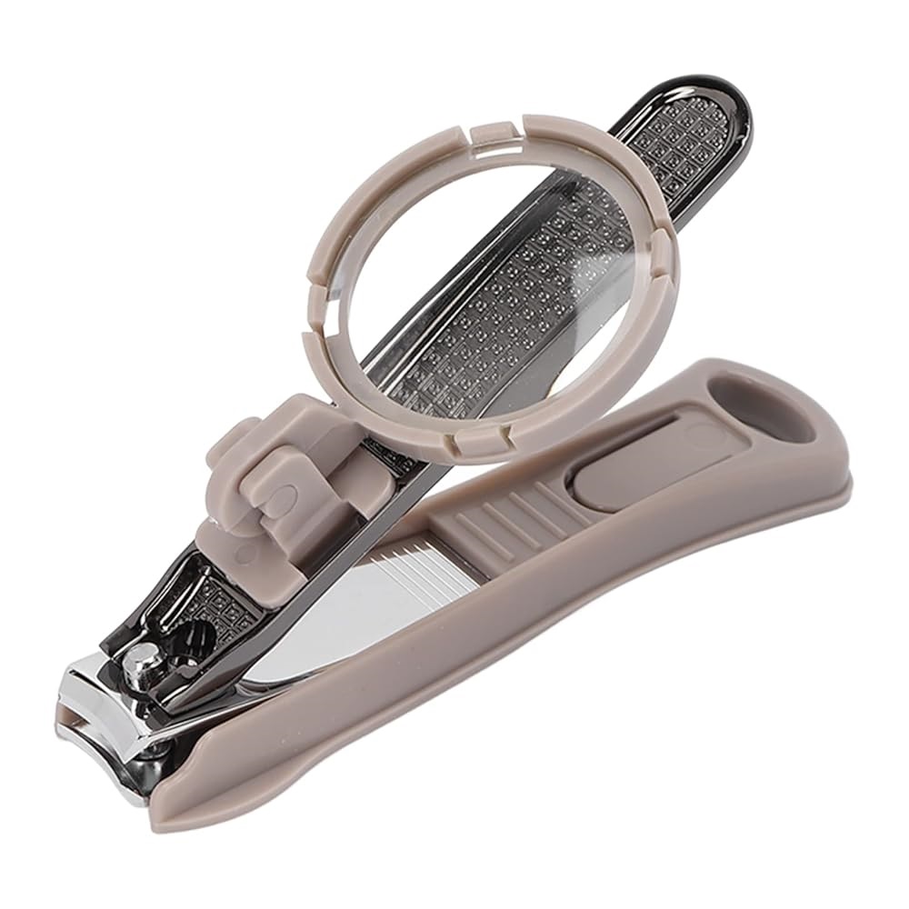 Original OMUDA Stainless Steel Nail Cutter With Magnifying Glass Model B3016