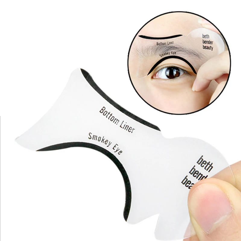 6 Pcs Stencils For Perfect Cat Eye & Smokey Eyes