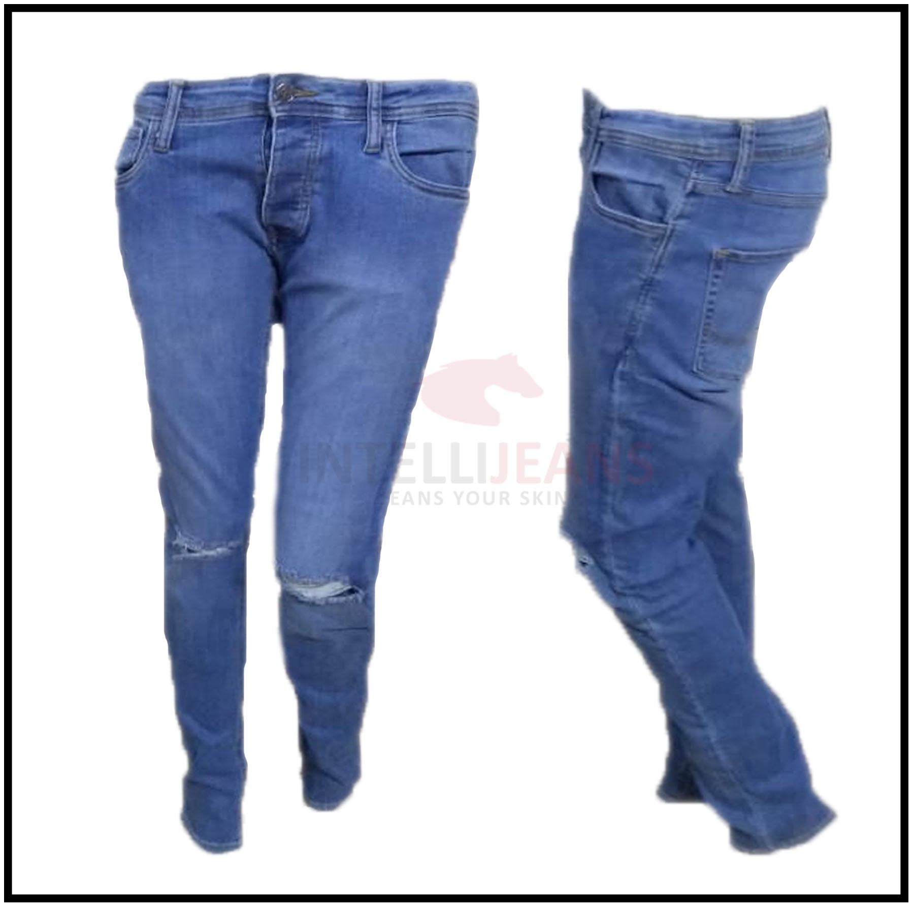 damage style jeans