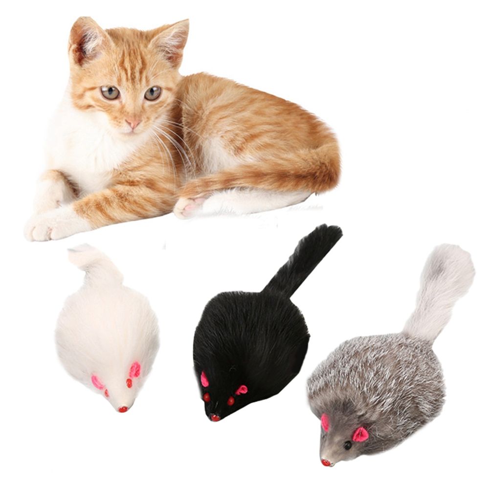 realistic mouse cat toy