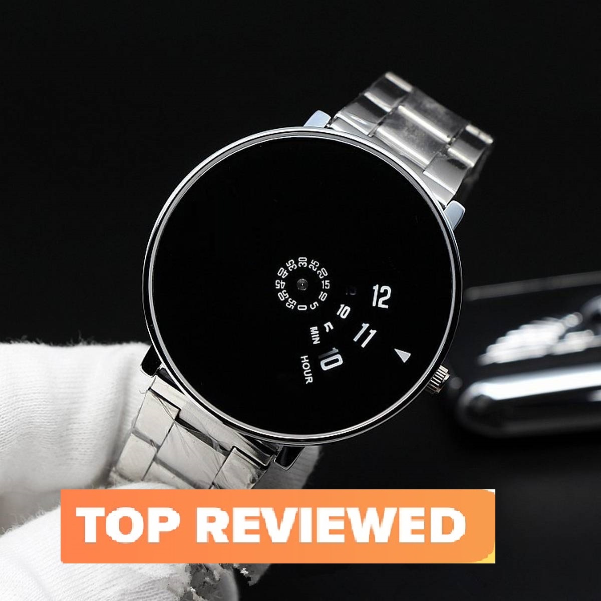 Classic Analogue Minimalist Round Black Dial Latest Generation