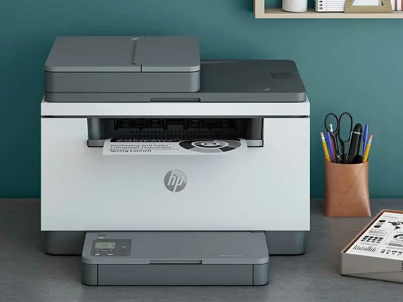 HP LaserJet Pro Monochrome Laser Printer, Flatbed & CIS Technology, 30ppm, 600 x 600dpi Resolution, Wireless Printing and Compact Design M236SDW