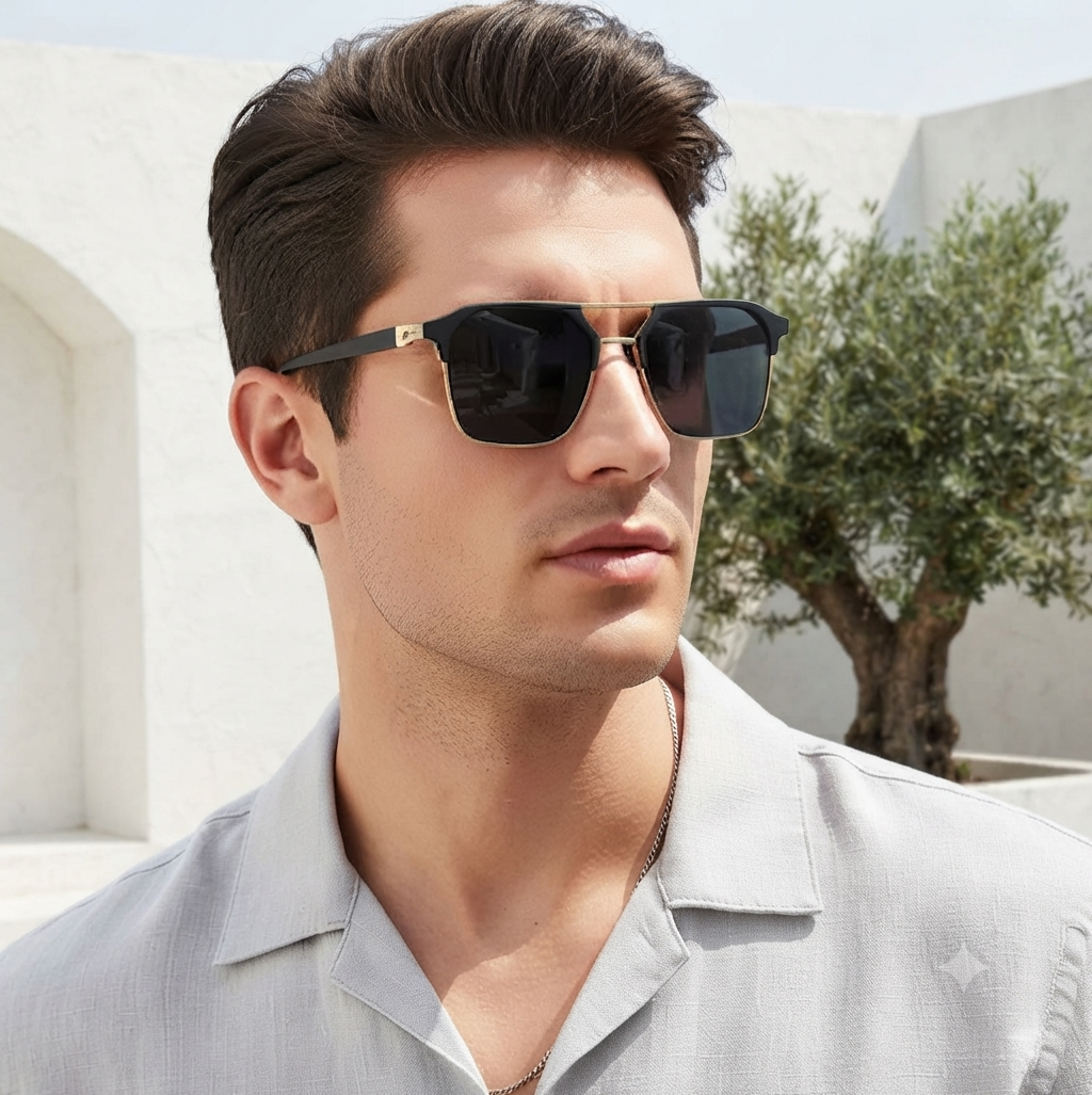 2-in-1 Photochromic Sunglasses for Men & Women - Anti Blue Light Computer Glasses - Auto Color Changing Transition Eyewear