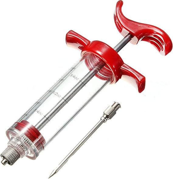 Marinade Syringe with Stainless Steel Needles Chicken Roasting Syringe
