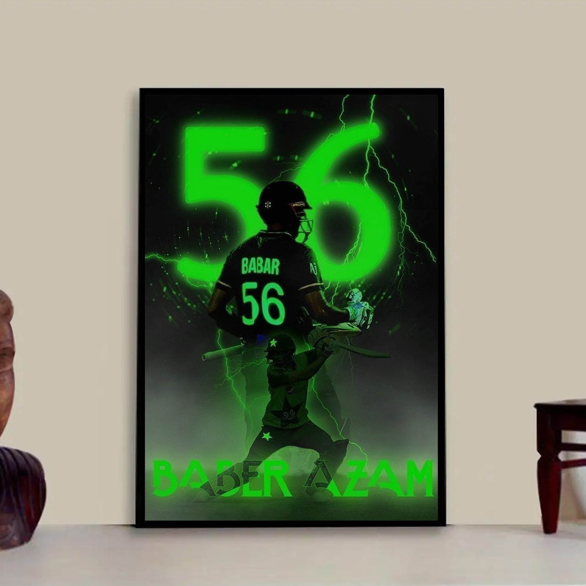 Babar Azam Photo Frame for Pakistan Cricket Boys and Girls Fans