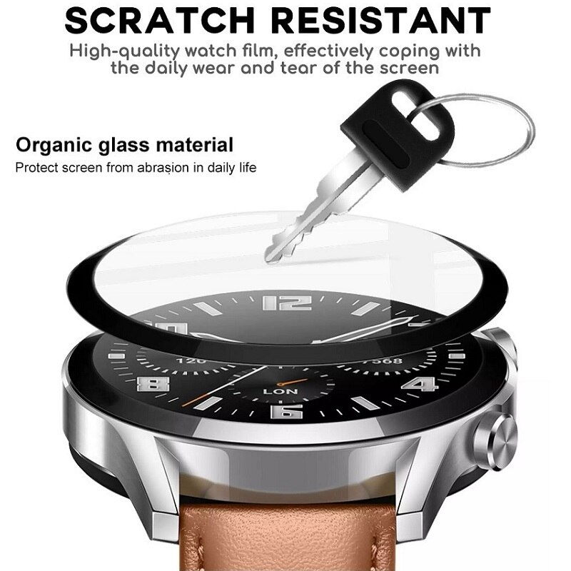 3D Full Screen Soft Composite Material Screen Protector For Mibro Lite Smart Watch (Not Tampered Glass)