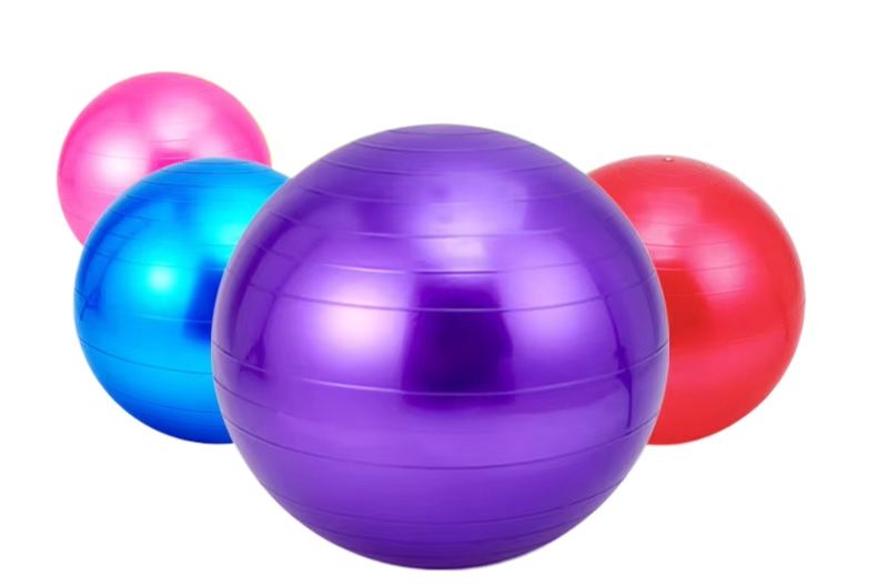 Minhaj Sports Gym Ball, Yoga ball Fitness Balls Yoga Ball Exercise Home Gym Exercise Ball 65cm,95cm with air pump