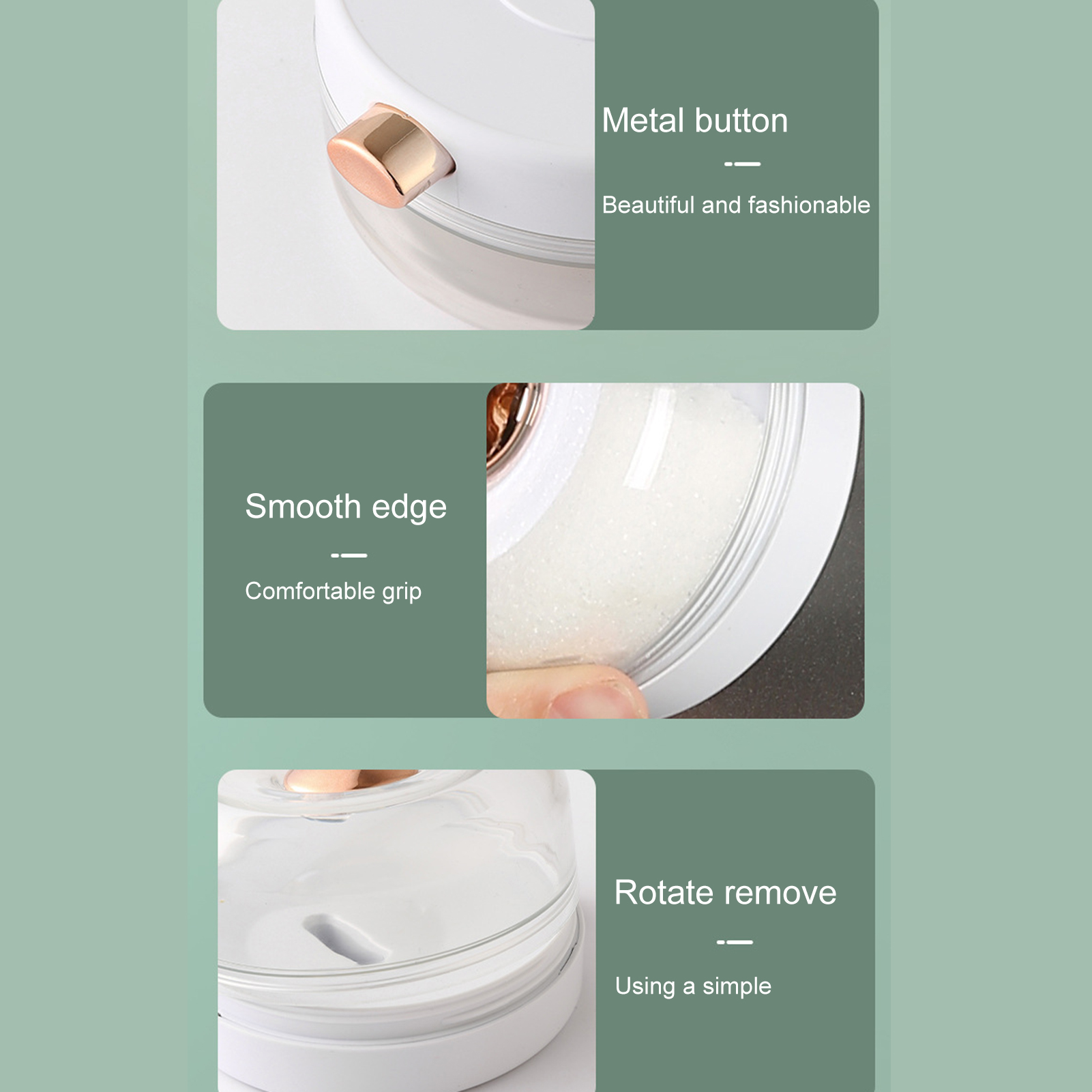 Seasoning Container With Lid Magnetic Sticker Seasoning Container