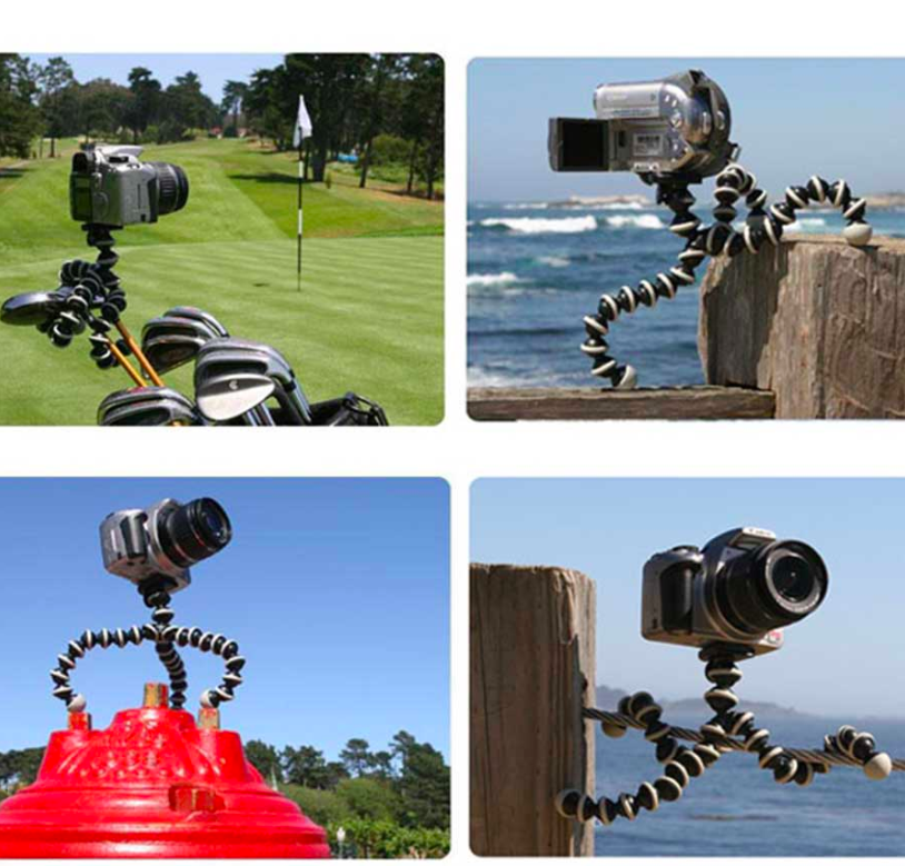 Portable Flexible MEDIUM 10inch Octopus Stand Gorilla tripod Z-02 for Digital Cameras, Mobiles & DSLR With mobile Holder