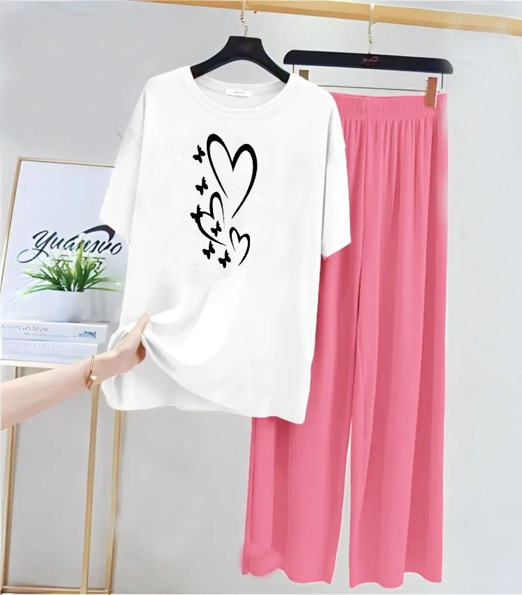 Night suit night wear lounge wear  flapper style night dress t shirt and flapper for women