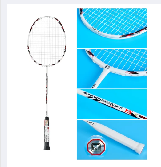 🎾 2-Player Graphite Badminton Racket Set – Full Metal Racquet | New Frame Design | Anti-Scratch Anti-Scratch Badminton Racket, Durable Badminton Rackets for Adults & Kids, New Frame Badminton Racket 2025